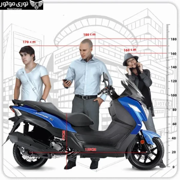 موتور سیکلت SYM گلکسی جویمکس JX249 - تصویر 15